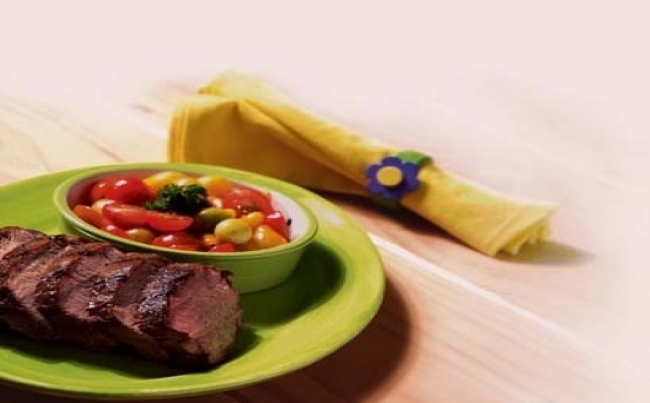 Bife ancho con especias